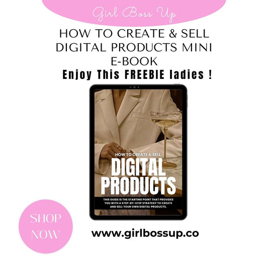 How to Create & Sell Digital Products (FREEBIE)