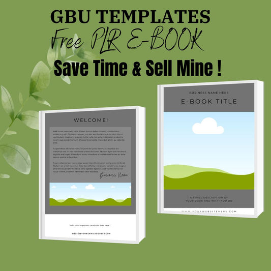 GBU E-Book Template (Freebie)