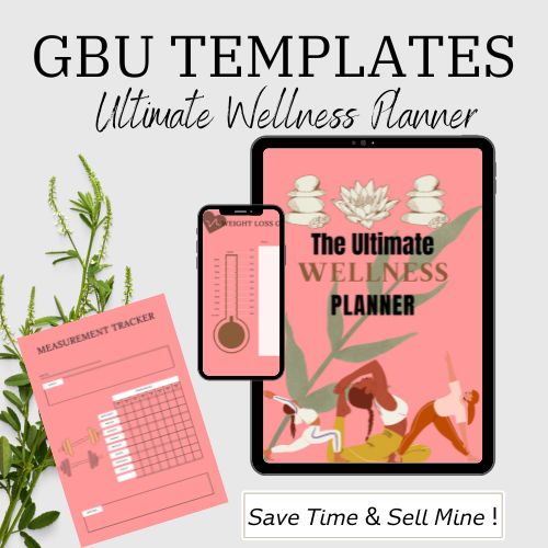 GBU Ultimate Fitness Planner Template (PLR)